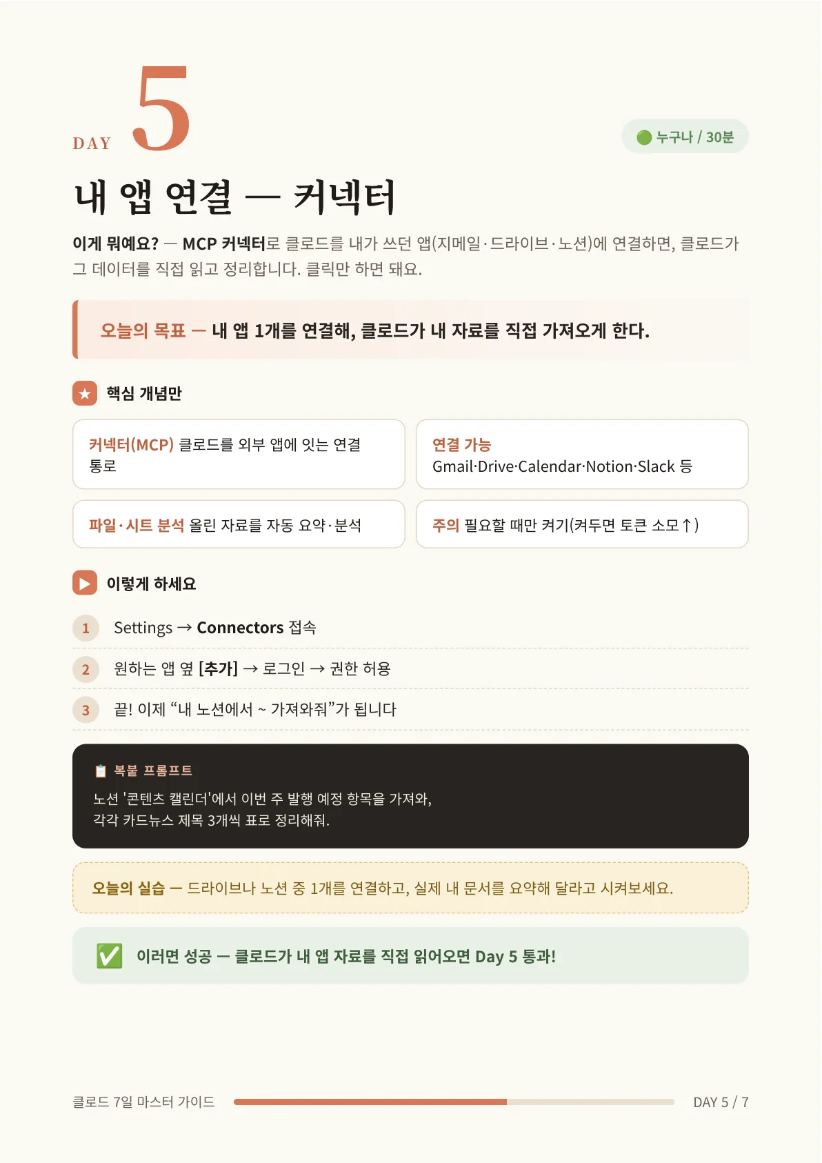 클로드 7일 마스터 가이드 10쪽